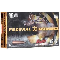 FEDERAL 308WIN 165GR SWIFT SCIROCCO 20RD BOX
