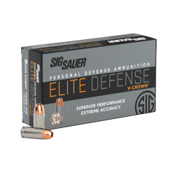 SIG SAUER 9MM 115GR ELITE V-CROWN JHP 50RD BOX