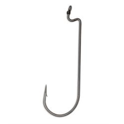 VMC STRAIGHT WORM HOOK BLACK NICKEL