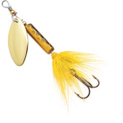 BLUE FOX WHIP TAIL INLINE SPINNER 1/8 OZ GOLD