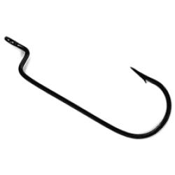EAGLE CLAW LAZER ROUND WORM HOOK BLACK PEARL 8pk