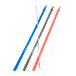 Yukon Reusable Straws with Cleaning Brush Set