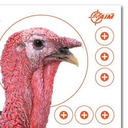 EZ AIM PAPER FOUR COLOR PATTERNING - 12X12 TURKEY -  6 PACK