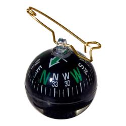 ALLEN COMPANY COMPASS-BLK PIN ON BALL
