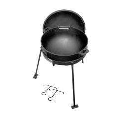 BAYOU CLASSIC 7-gal Jambalaya Kettle, Cast Iron Lid, and Stand