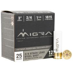 MIGRA AMMUNITIONS STAXD STEEL SHOTSHELL 12 GA 3