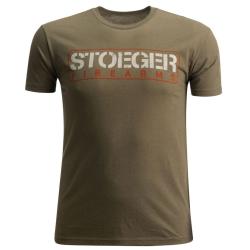 Benelli Vintage Logo Tee, Olive
