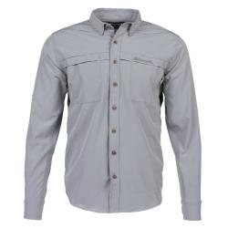 Benelli Long Sleeve Benelli Shooting Shirt, Light Gray