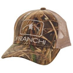 Franchi Duck Logo Hat, Max-7/Khaki Mesh