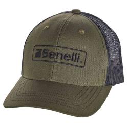 Benelli Logo Ripstop Hat Olive Drab/Black Mesh