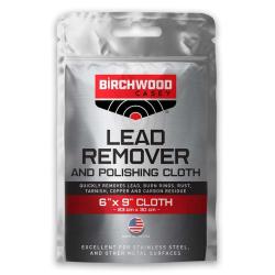 BIRCHWOOD CASEY LEAD REMOVER AND POLISHING CLOTH 6