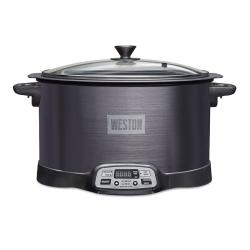 Weston Slow Cooker, 6 Qt Digital w Smoker
