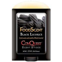 CONQUEST SCENTS BLACK LICORICE SCENT STICK 2.5 OZ DEER BEAR PIG H