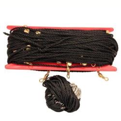 EAGLE CLAW NYLON FLOATING TROTLINE 120ft w/25 SWIVELS-HOOKS