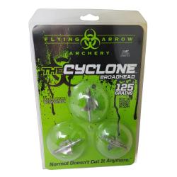 FLYING ARROW ARCHERY CYCLONE 3 BLADE 125G SILVER