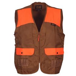 GAMEHIDE FRONT LOADER VEST BROWN/ORANGE GAMEHIDE FRONT LOADER VEST BROWN/ORANGE