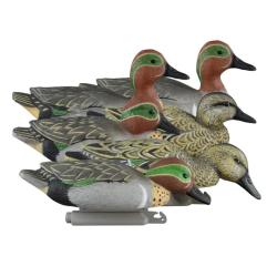 HIGDON STANDARD GRN WING TEAL FOAM FILL 6PK
