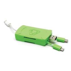 HME IOS 4 IN 1 CARD READER USB C / MICRO USB / USB 2.0 / LIGHTNING