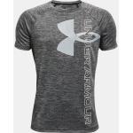 Boys' UA Tech Split Logo Hybrid Short Sleeve