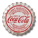 Coke Weathered Bottle Cap