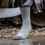 Railroad Sock Merino Wool Crew