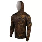 Browning Tech Performance Hooded Long Sleeve Camo T-Shirt Hunting Hoodie