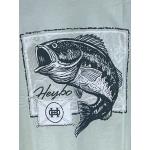 Heybo Largemouth Bass T-Shirt SS Pale Blue