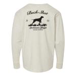 Buck Shot Kid's The Pointer Long Sleeve Tshirt Oatmeal