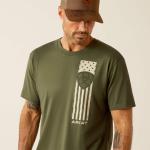 Ariat Patriot Stripe T-Shirt Short Sleeve
