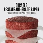 Weston Dry Waxed Patty Paper Sheets 5-1/2" Squares - 1000 Sheets