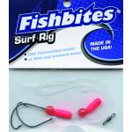 FISHBITES FLOATING SURF POMPANO RIG CIRCLE ORANGE