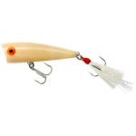 REBEL POP R TOPWATER BAIT 2.5in 1/4oz BONE REBEL POP R TOPWATER BAIT 2.5in 1/4oz BONE