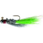 JENNY'S JIGS CRAPPIE JIG, 1/16oz 2pk SLV/LIME/GRAY