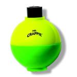 MR CRAPPIE SNAP-ON FLOAT 1.25in RATTL ROUND YG 3p MR CRAPPIE SNAP-ON FLOAT 1.25in RATTL ROUND YG 3p