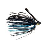 Buckeye Lures Brush Panda Swim Jig 1/4oz Black & Blue