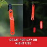 REFLECTIVE TRAIL MARKING CLIP - ORANGE