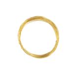 ALLEN COMPANY SNARE WIRE - BRASS - 20FT - 22 GAUGE