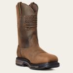 Ariat WorkHog XT Patriot Waterproof Wide Square Toe Carbon Toe Work Boot