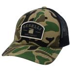Benelli Ben Arched Patch Hat, Vintage Timber & Black Mesh