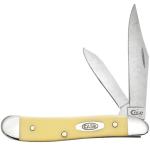 Case Peanut Pocket Knife 2 Blade 2.78" Yellow