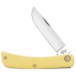 Case Stockman Pocket Knife 3 Blade 3.5" Yellow