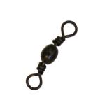 EAGLE CLAW BARREL SWIVEL BLACK sz7 12pk EAGLE CLAW BARREL SWIVEL BLACK sz7 12pk