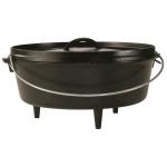 Lodge 12 Inch / 6 Quart Cast Iron Camp Dutch Oven