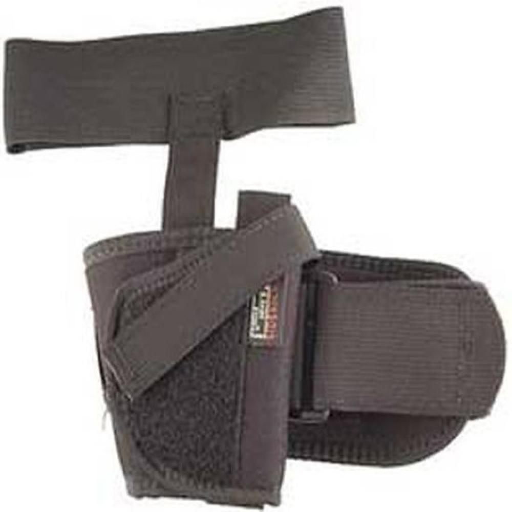 Ankle Holster Ankle Size 01 Black Kodra Nylon Velcro Fits .32-.38