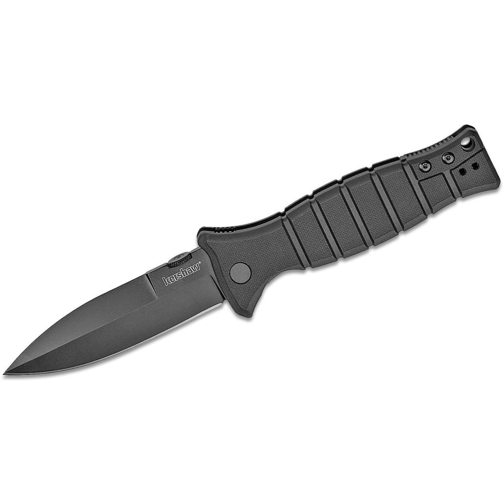 Kershaw Les George XCOM Folding Knife 3.6" Black Oxide Blade Kershaw Les George XCOM Folding Knife 3.6" Black Oxide Blade