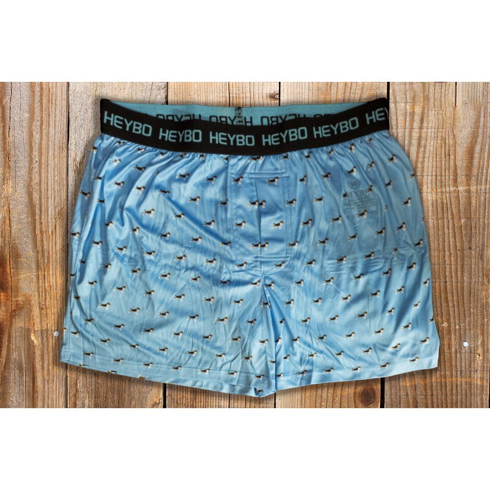 Heybo Beagle Boxer Shorts Blue Heybo Beagle Boxer Shorts Blue