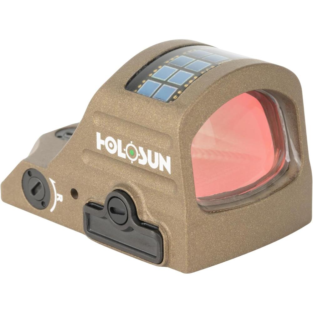 Burnt Bronze, Green Multi-Reticle, 7075 Aluminum, Open, Solar, Sh