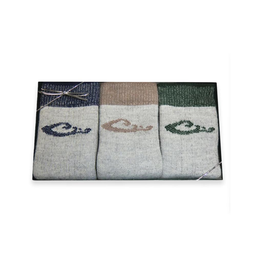 Drake Merino Wool Blend Boot Socks Gift Box 3 Pack