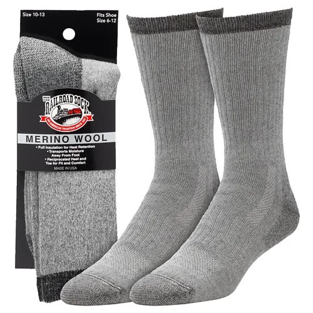 Railroad Sock Merino Wool Crew Railroad Sock Merino Wool Crew