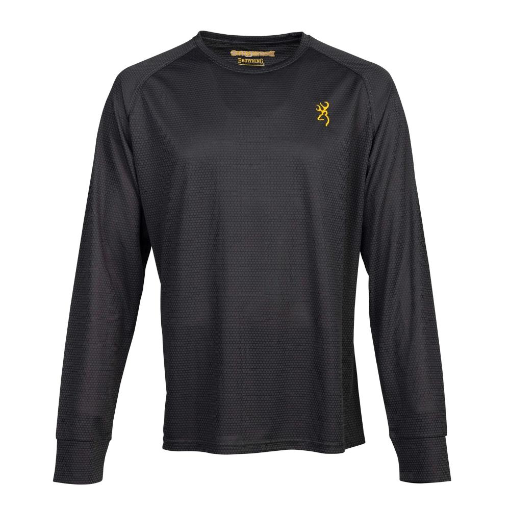 Browning Tech Long Sleeve T-Shirt Carbon